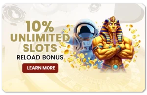 10% UNLIMITED SLOTS RELOAD BONUS UP TO $888 AT LUXEBET88