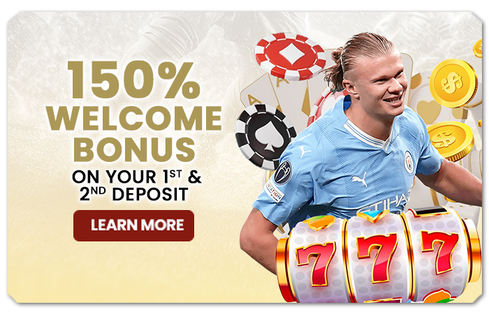 You are currently viewing 150% WELCOME BONUS ON YOUR 1ST & 2ND DEPOSIT