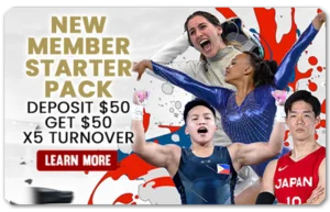 Read more about the article NEW MEMBER STARTER PACK: DEPOSIT $50, GET $50 (X5 TURNOVER)