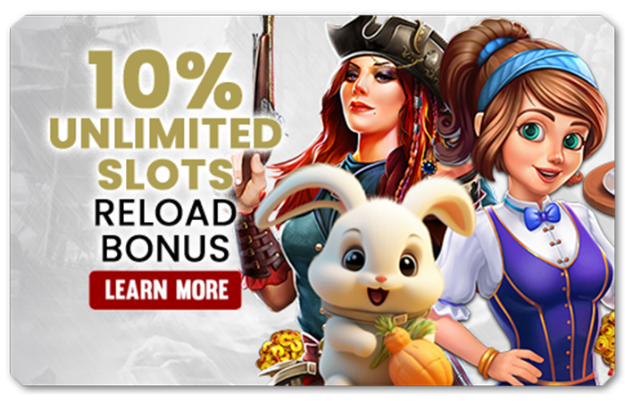 You are currently viewing 10% UNLIMITED SLOTS RELOAD BONUS UP TO $888