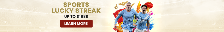 SPORTS LUCKY STREAK UP TO $1888 AT LUXEBET88