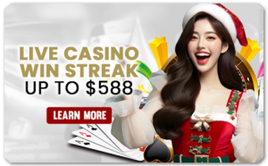 Read more about the article LIVE CASINO WIN STREAK UP TO $588