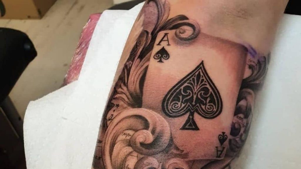What are the most popular gambling tattoo designs?
