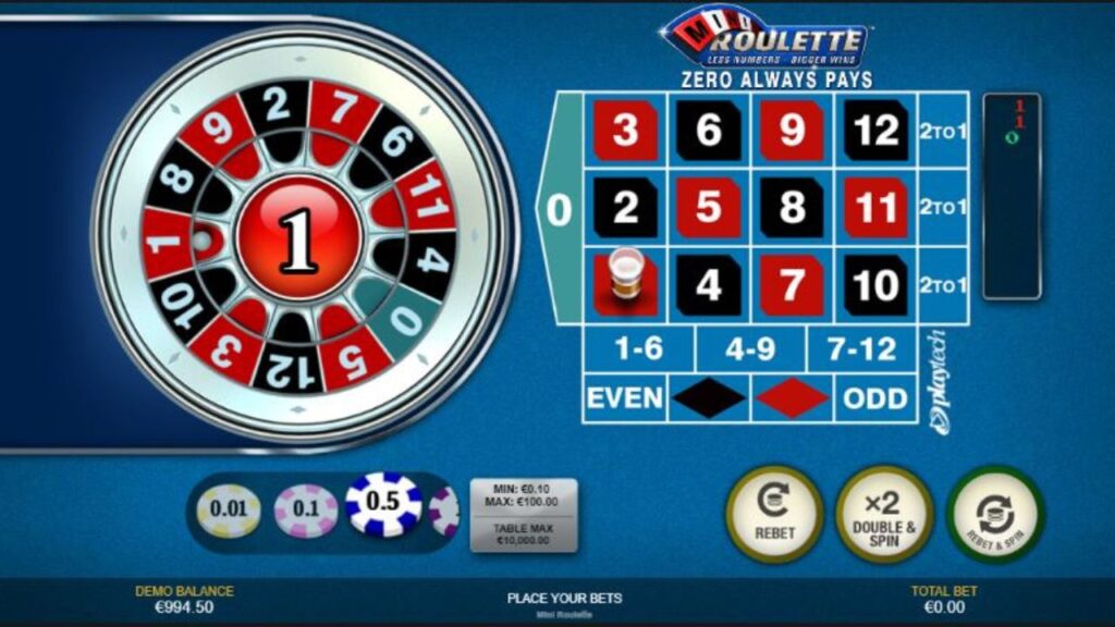What is the best mini roulette online strategy to win?