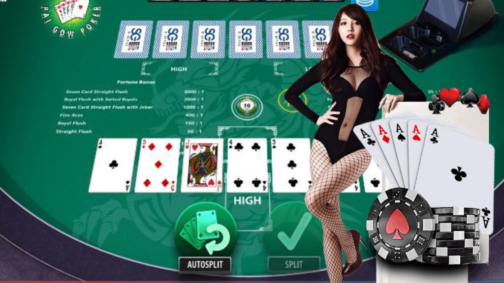 Pai gow poker table