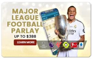 Read more about the article MAJOR LEAGUE FOOTBALL PARLAY UP TO $388