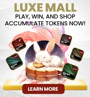 LUXE MALL: PLAY, WIN, AND SHOP! ACCUMULATE TOKENS NOW