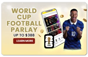 Read more about the article WORLD CUP FOOTBALL PARLAY UP TO $388