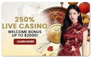 250% LIVE CASINO WELCOME BONUS UP TO $2000 AT LUXEBET88