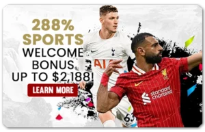 Read more about the article 288% SPORTS WELCOME BONUS UP TO $2188!