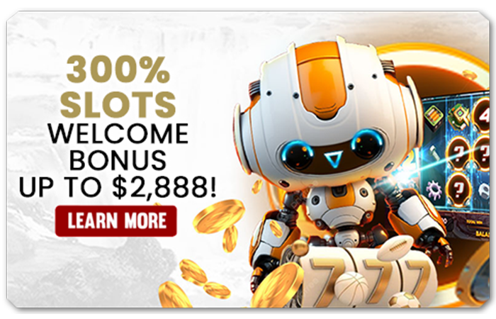 You are currently viewing 300% SLOTS WELCOME BONUS UP TO $2888