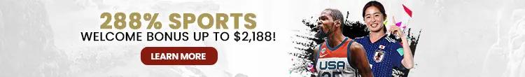 288% Sports Welcome Bonus Up to $2188