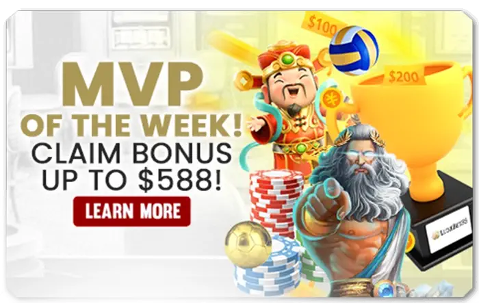 You are currently viewing MVP OF THE WEEK! CLAIM BONUS UP TO $588!