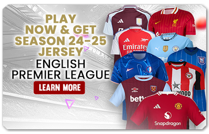 You are currently viewing PLAY NOW & GET EPL SEASON 24-25 JERSEY!