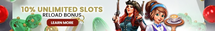 10% Unlimited Slots Reload Bonus Up To $888
