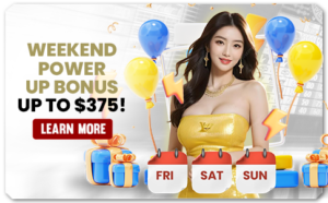 WEEKEND POWER-UP BONUS UP TO $375!