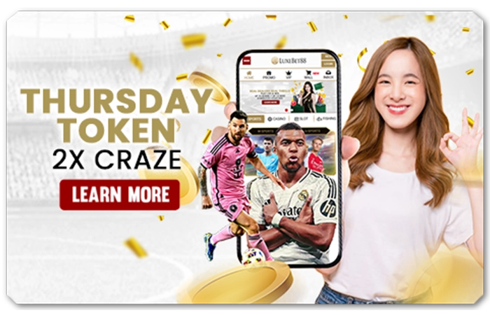 You are currently viewing THURSDAY TOKEN 2X CRAZE