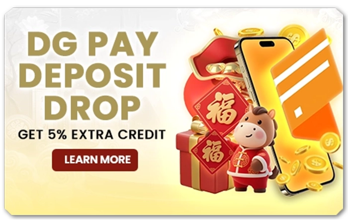 You are currently viewing DG PAY DEPOSIT DROP & GET 5% EXTRA CREDIT