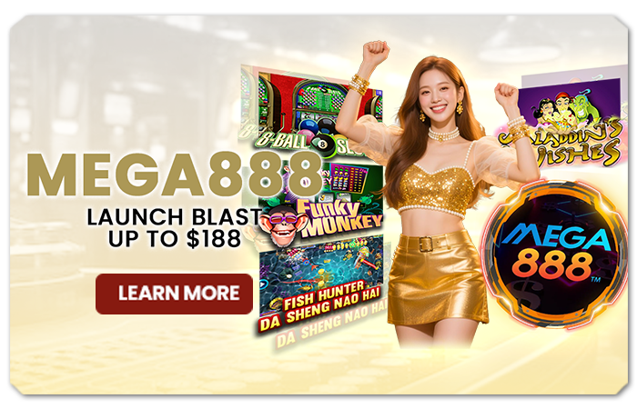 You are currently viewing MEGA888 LAUNCH BLAST UP TO $188 + UP TO 388 TOKENS